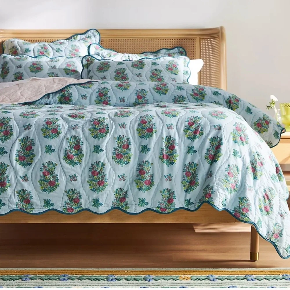 Anthropologie ILUKA SHAMS, SET OF 2 QUEEN Standard Style No.  4540H738AB